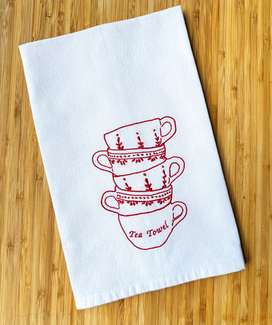 Teacup Dish Towel