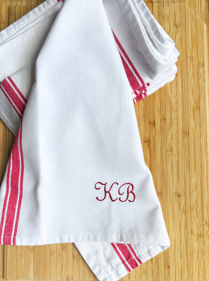 Custom Initial Dish Towel