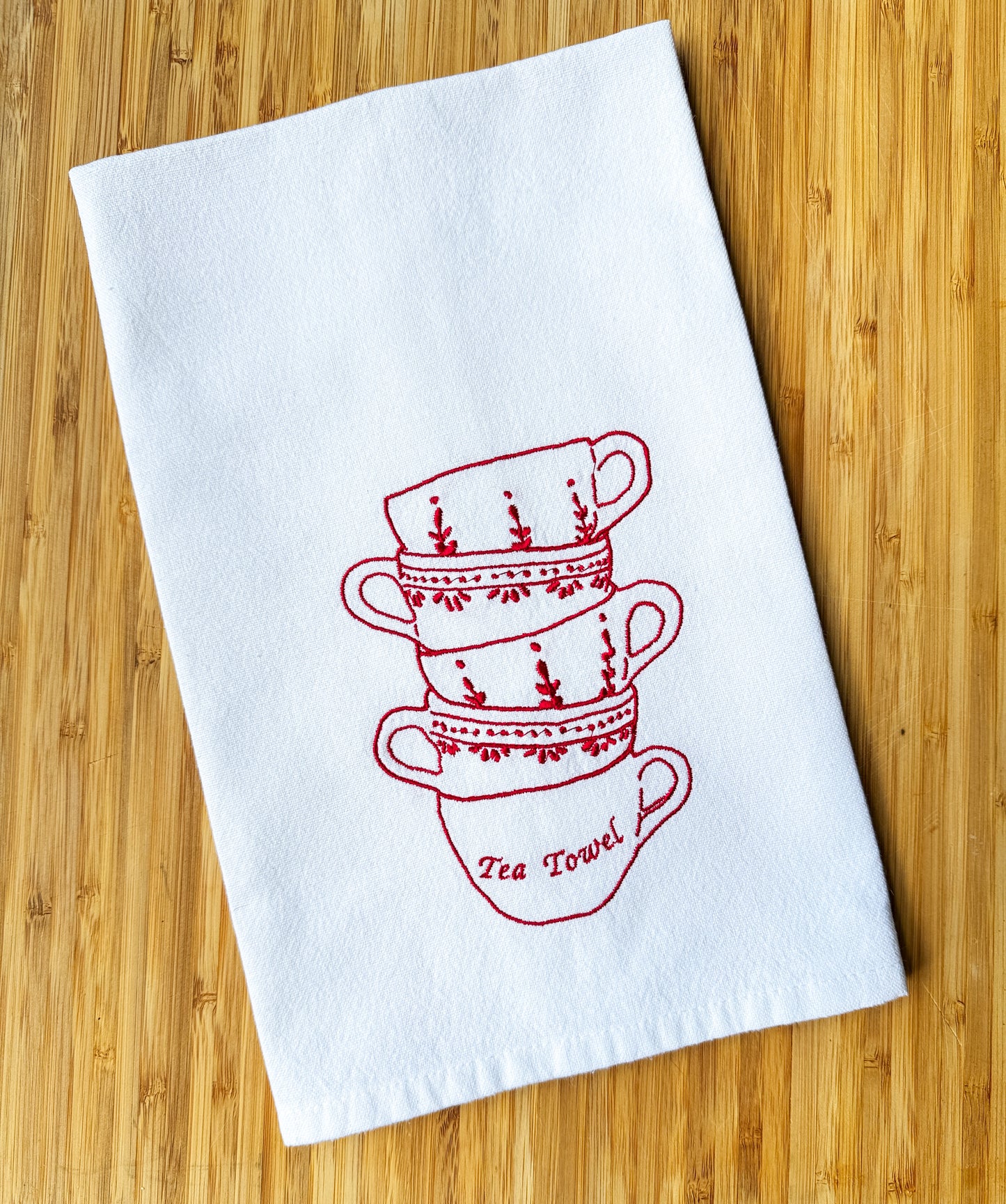Teacup Dish Towel