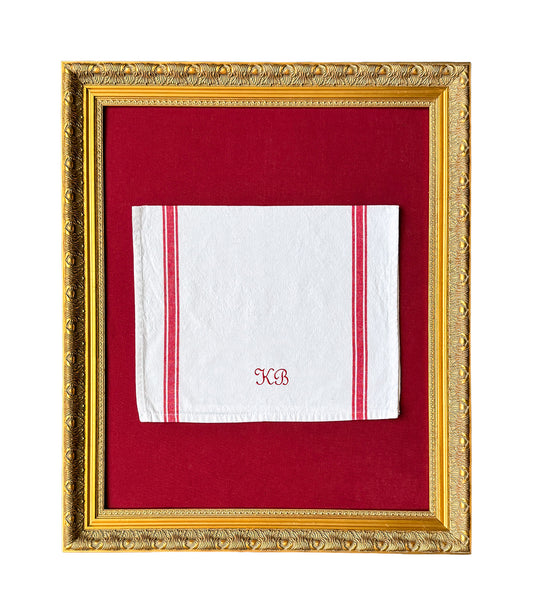 Custom Initial Dish Towel